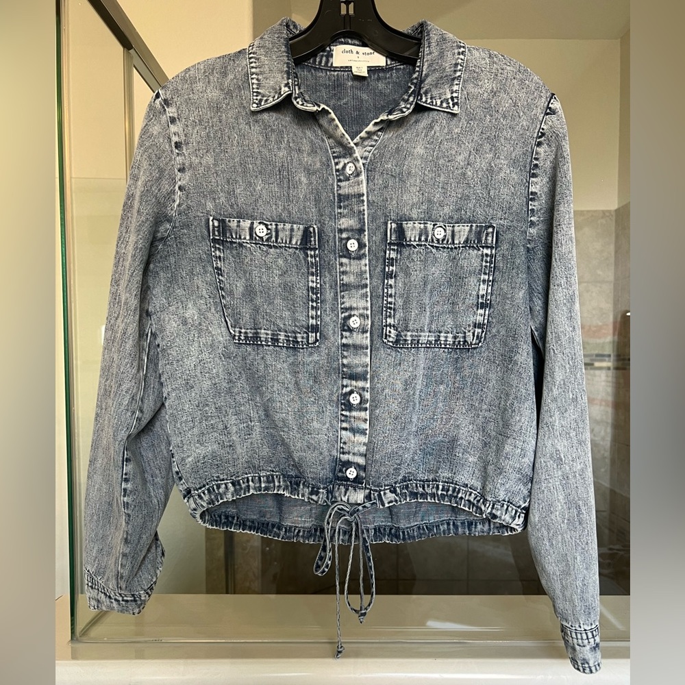 Cloth & Stone x Anthropologie XS Denim EUC